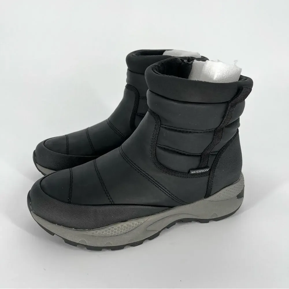 Baretraps Darra Cold Weather Boots Black Waterproof Faux Fur - Size 7.5